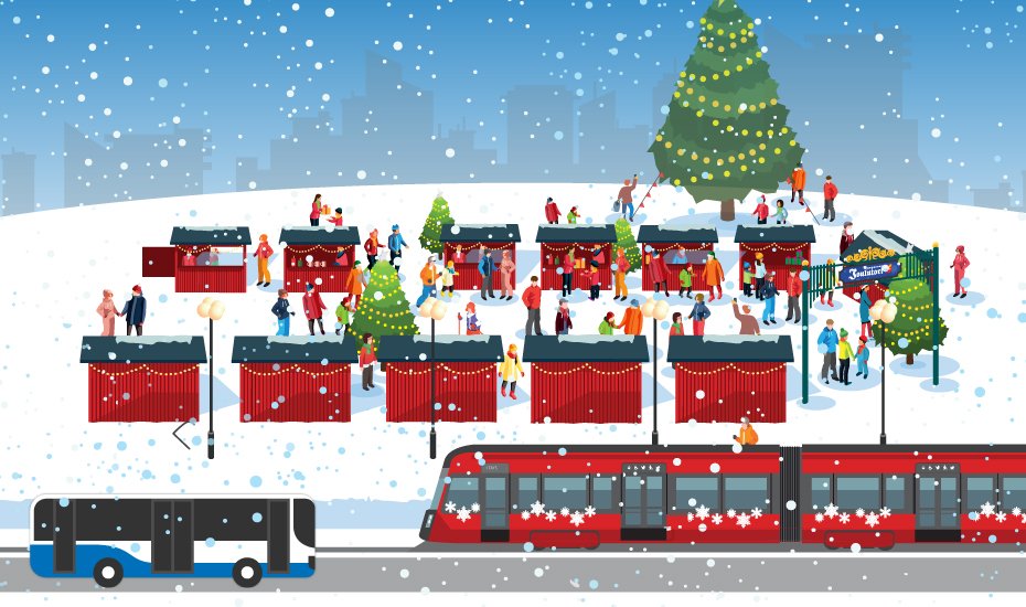 Christmas timetables can be found in the route guide and the timetable service.
