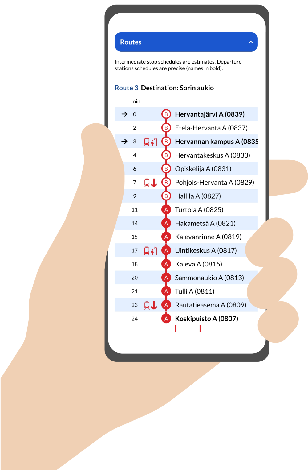 Route diagram