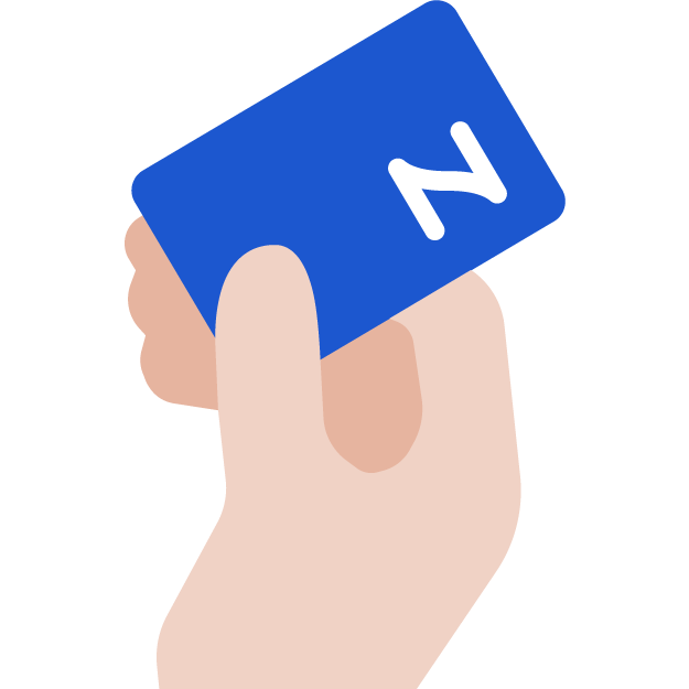 Nyssen matkakortin voit tilata suoraan kotiin Nella.fi verkkopalvelusta