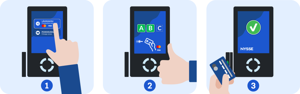 How do I use contactless payment?